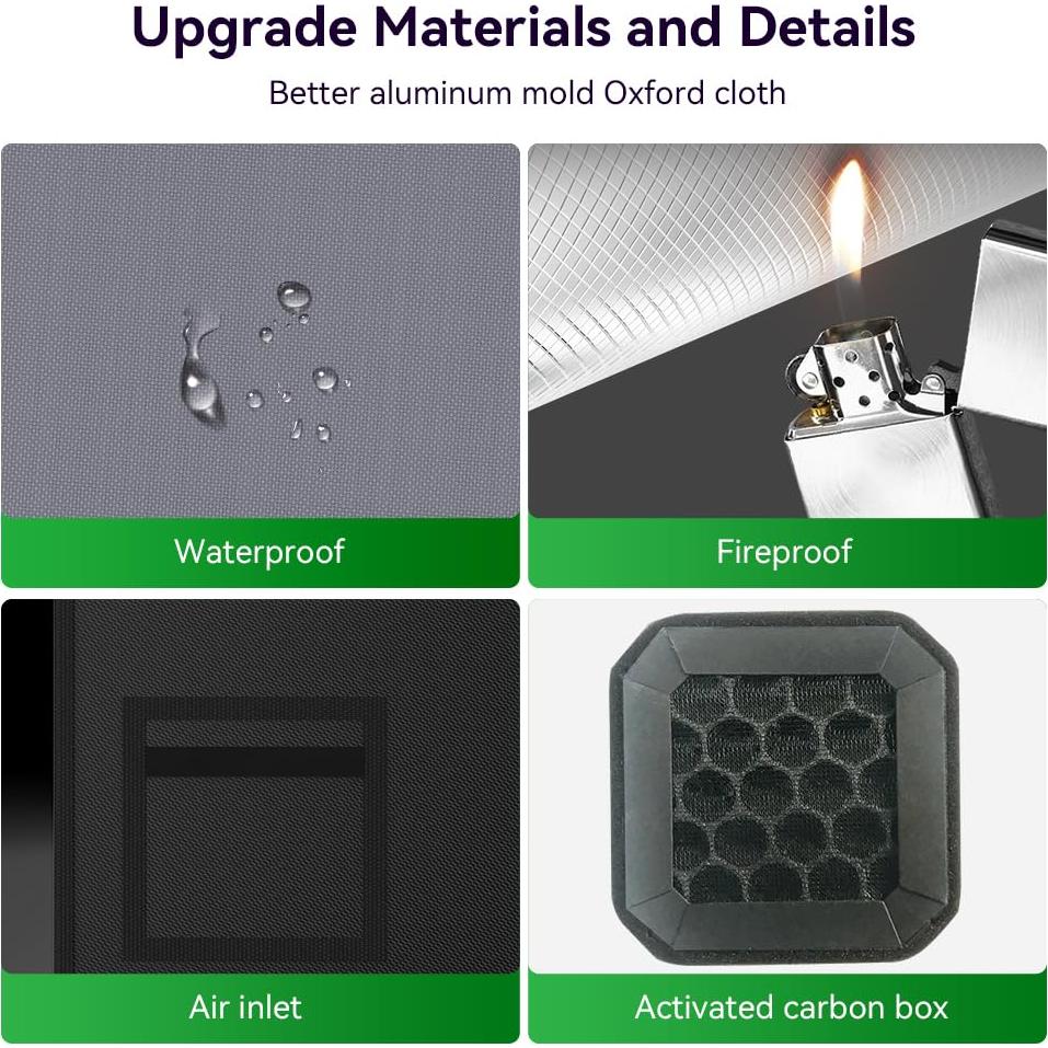 Cubierta de Impresora 3D Skouphy con Ventilación y Luz LED