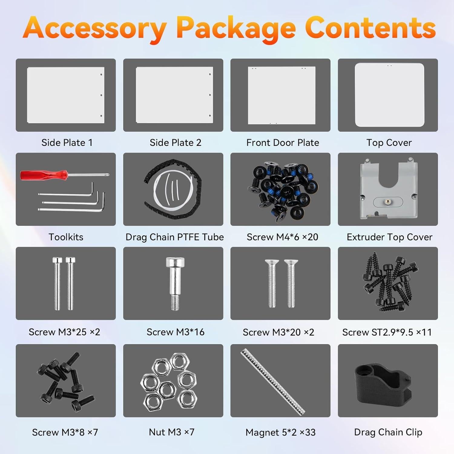 Kit Enclosure para Impresora 3D FLASHFORGE Adventurer 5M