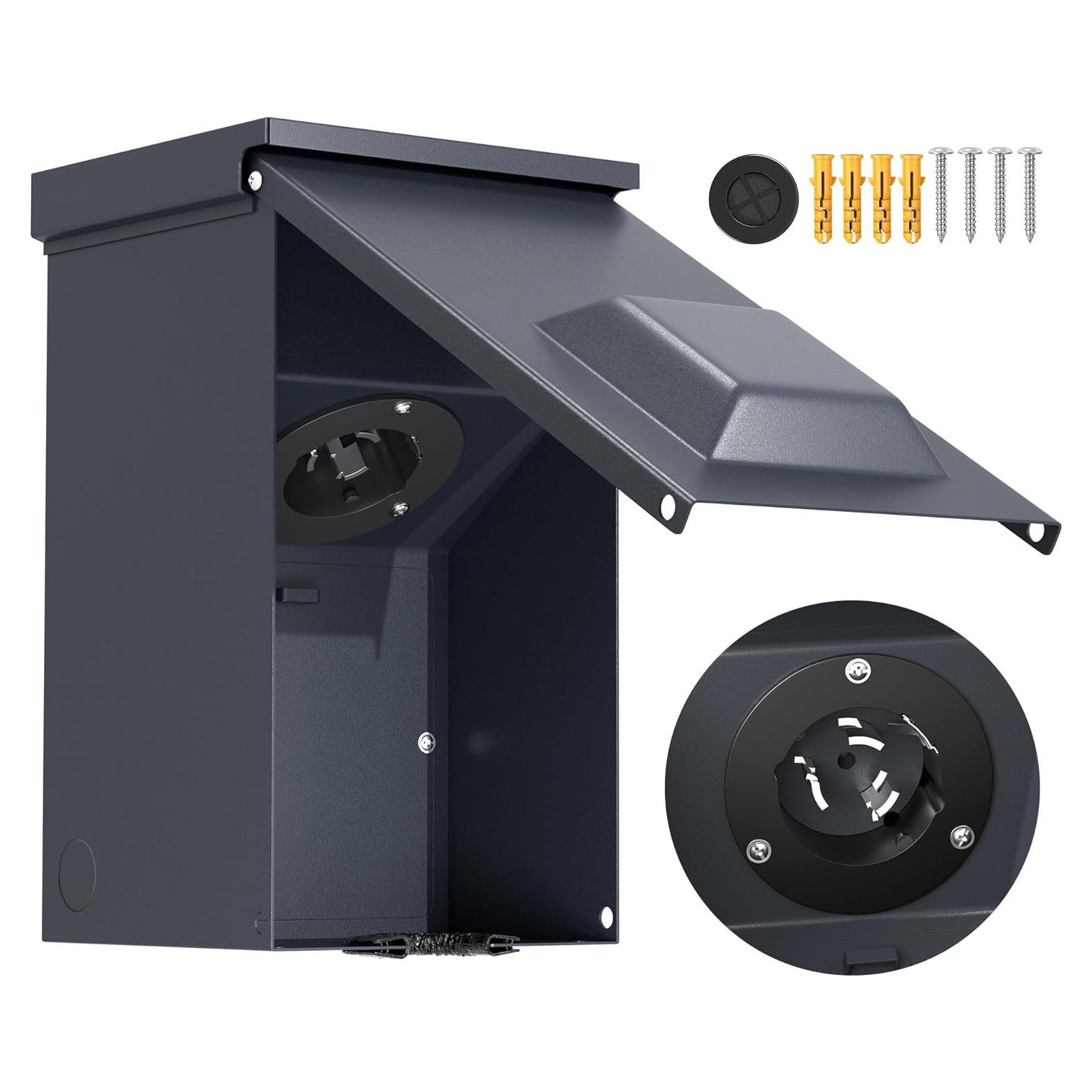 Caja de Entrada Generador Joinfworld 50A NEMA SS2-50P Exterior