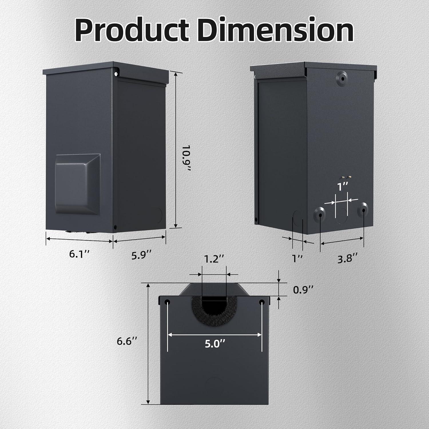 Caja de Entrada Generador Joinfworld 50A NEMA SS2-50P Exterior