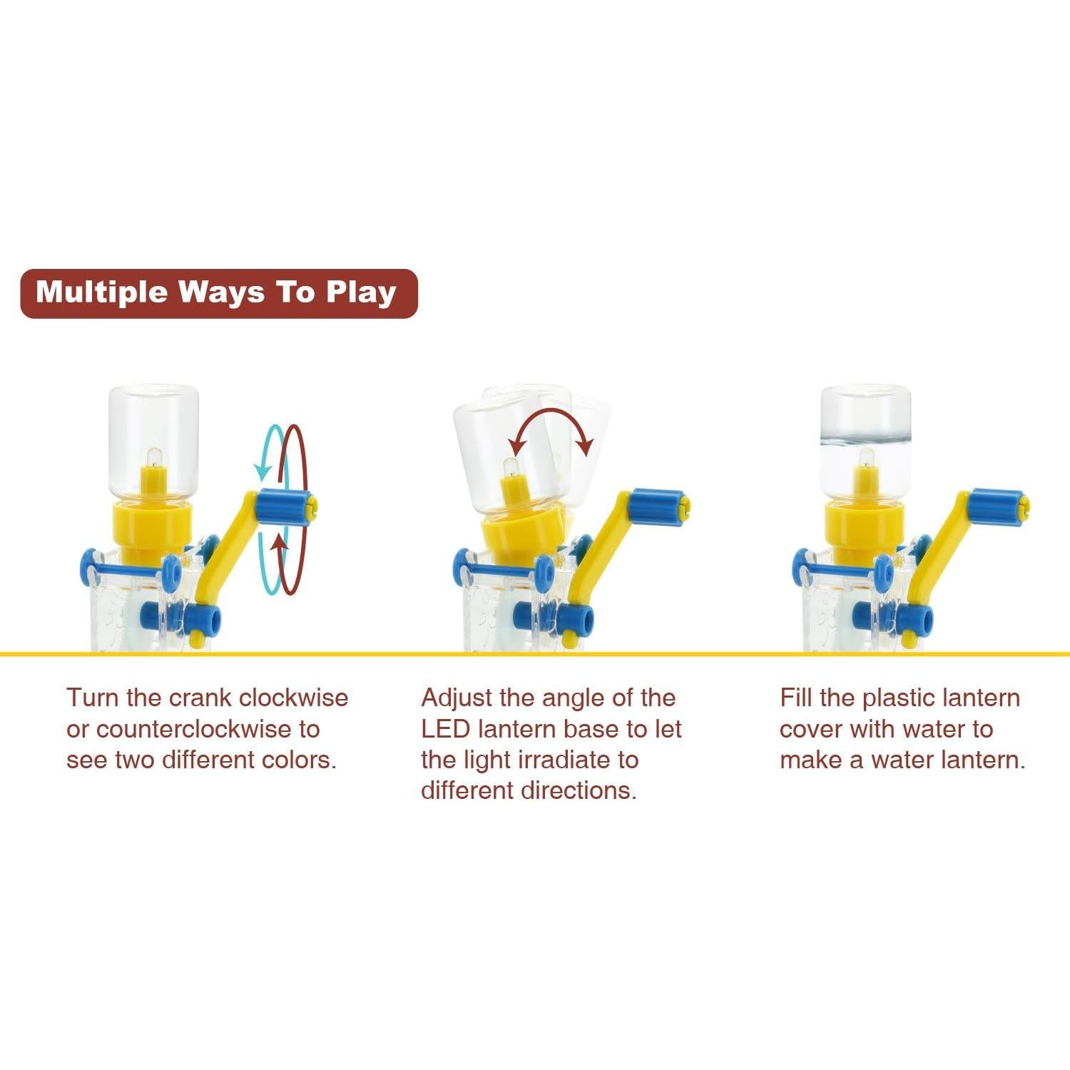 Juguete Educativo Tenergy Linterna Dynamo para Niños 14+