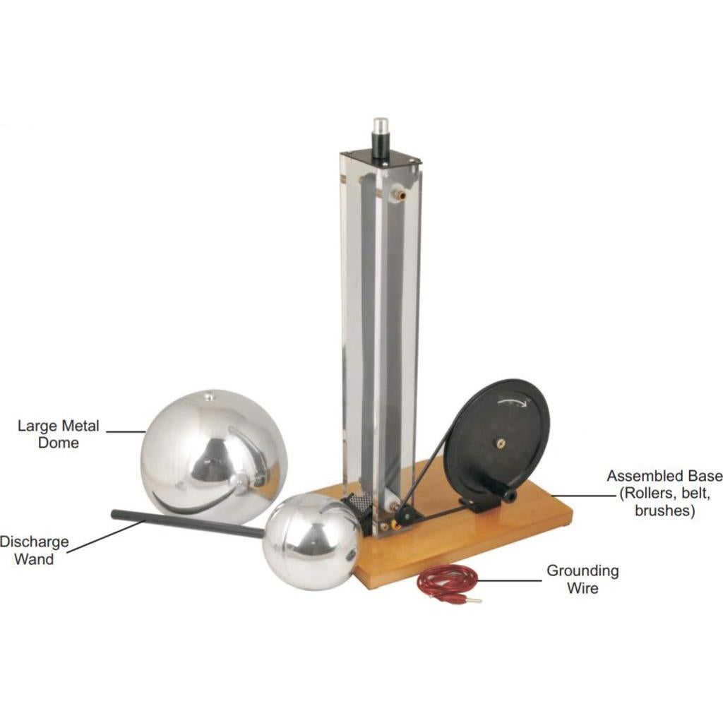 Generador Van De Graaff EISCO 24 cm - 100,000 Voltios
