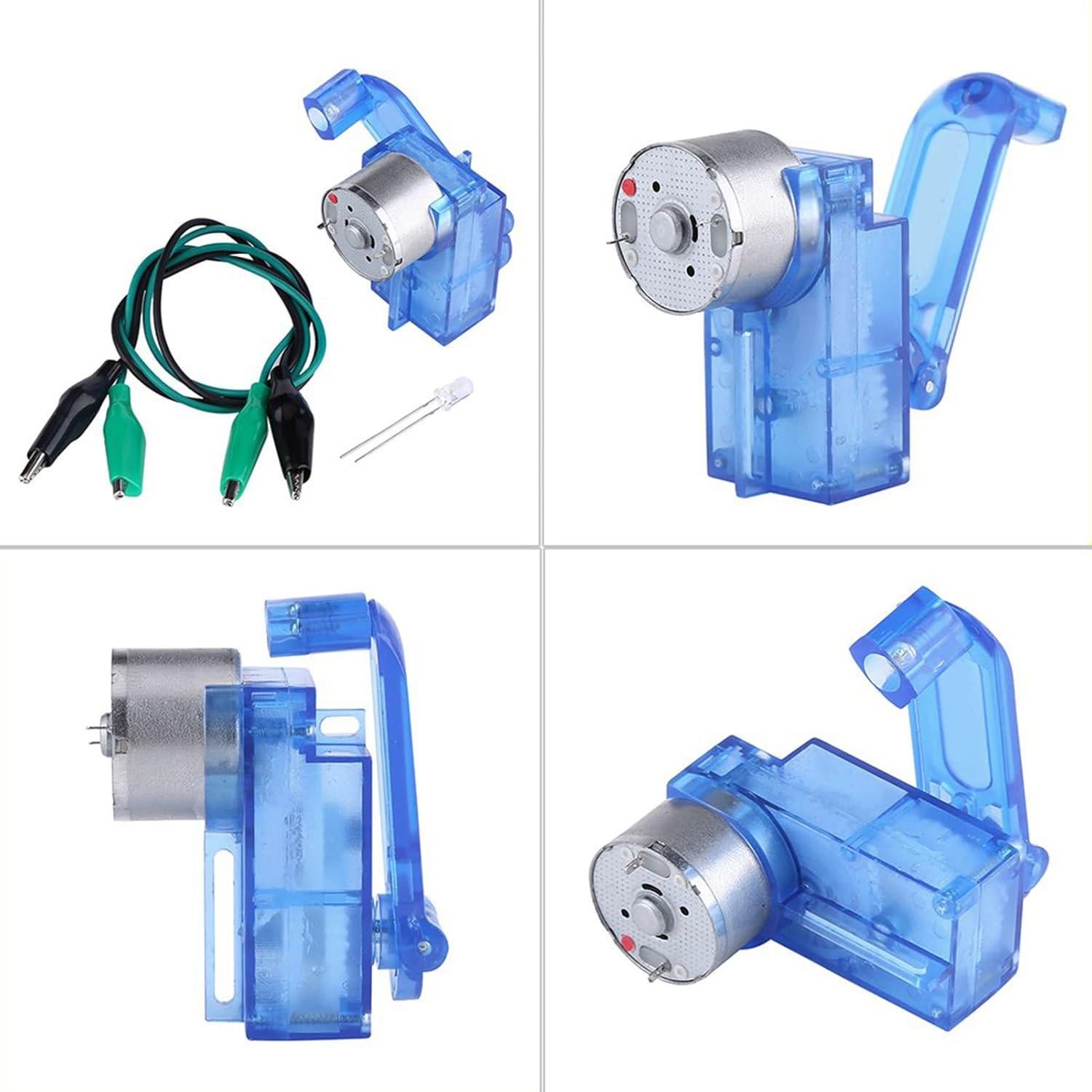 Generador de Manivela Dpofirs 3-6V Portátil con LED