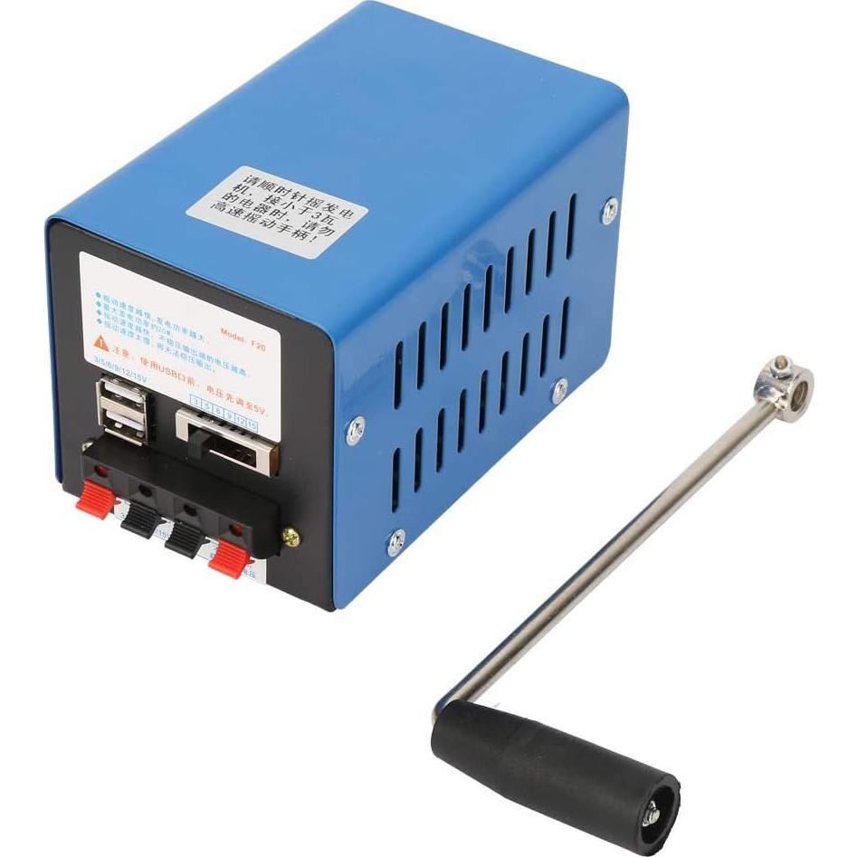 Generador de Manivela USB Ejoyous 20W Portátil para Camping