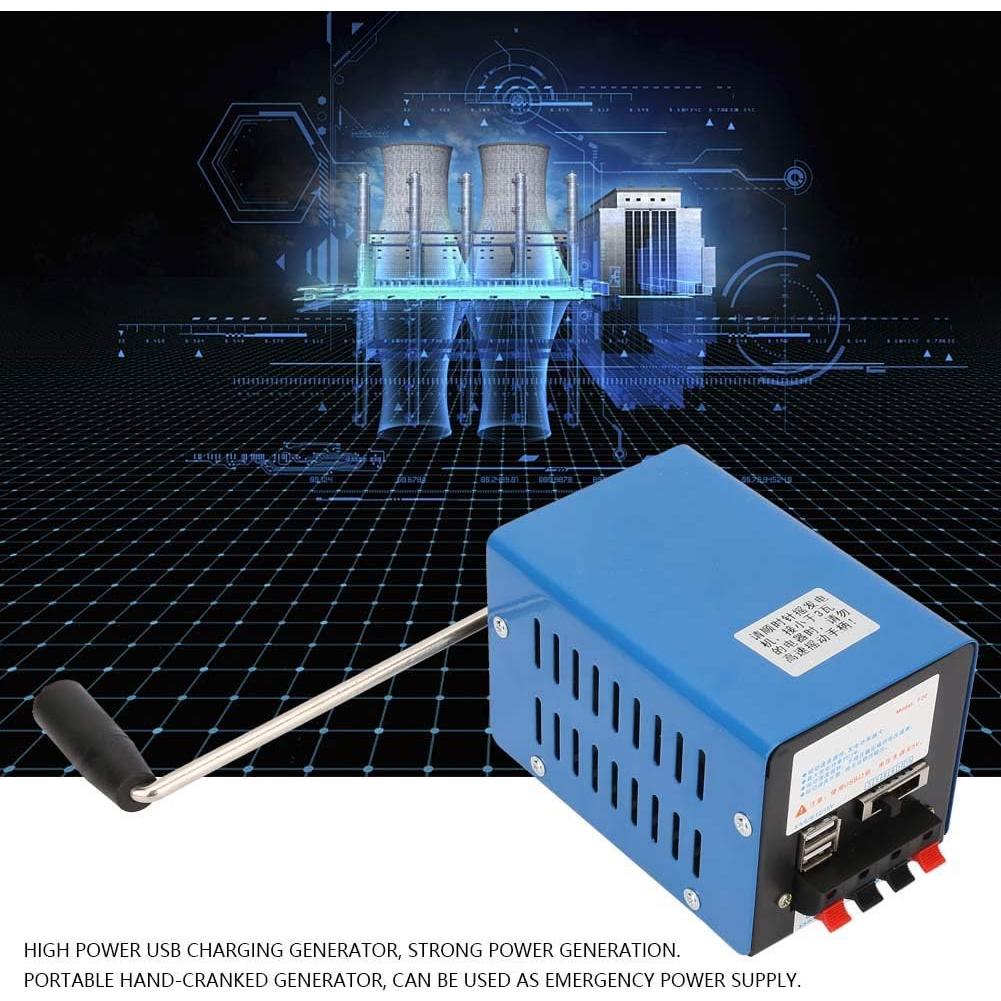 Generador de Manivela USB Ejoyous 20W Portátil para Camping