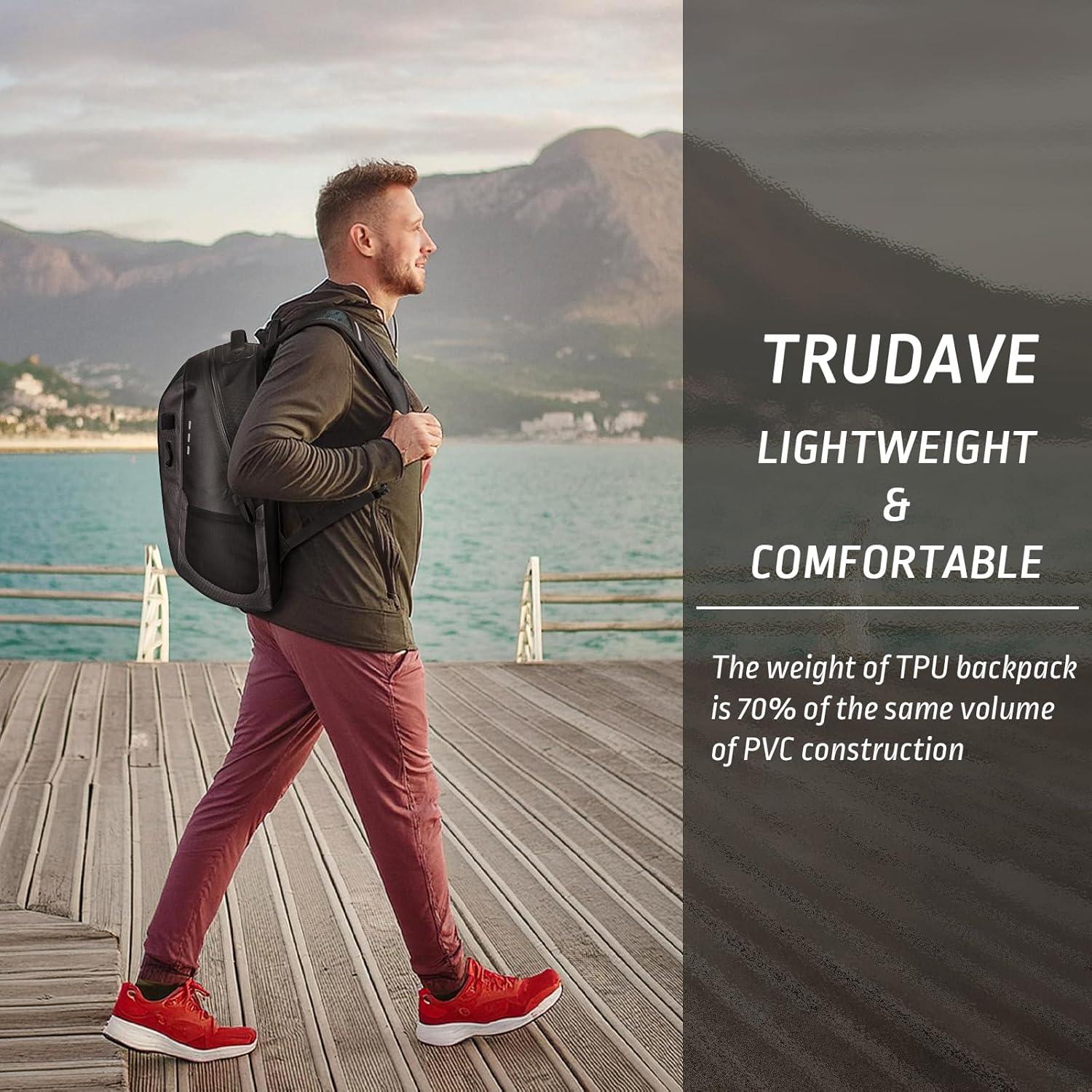 Mochila Impermeable Trudave 30L Flotante para Aventura
