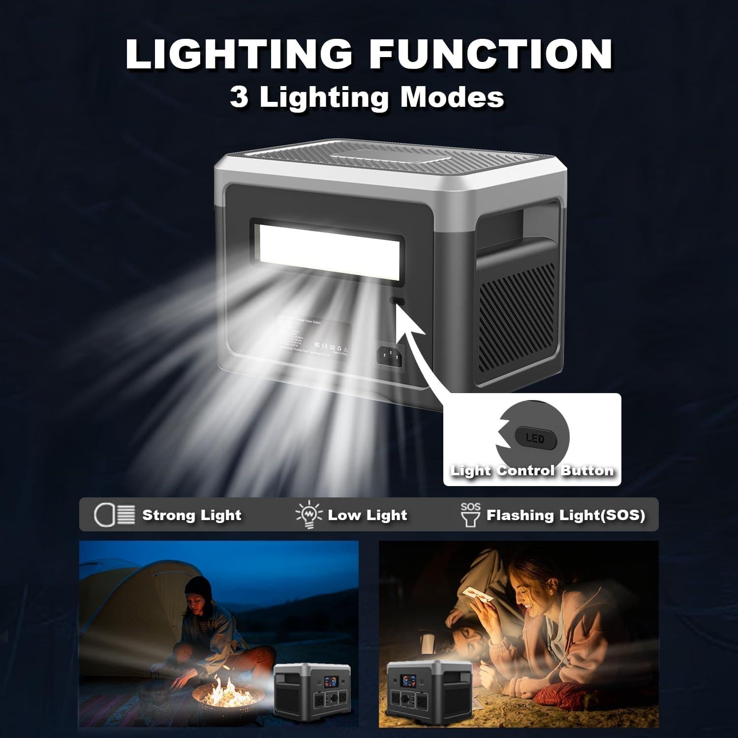 Estación de Energía Portátil Akiisolo GO1X 384Wh 600W Solar