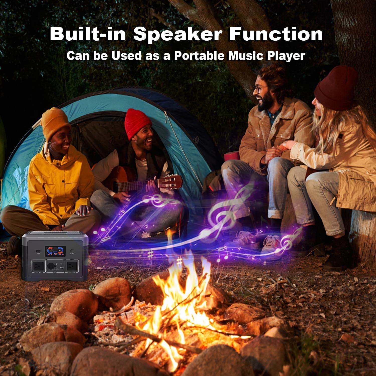 Estación de Energía Portátil Akiisolo GO1X 384Wh 600W Solar