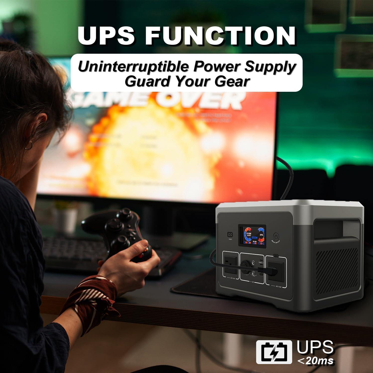 Estación de Energía Portátil Akiisolo GO1X 384Wh 600W Solar