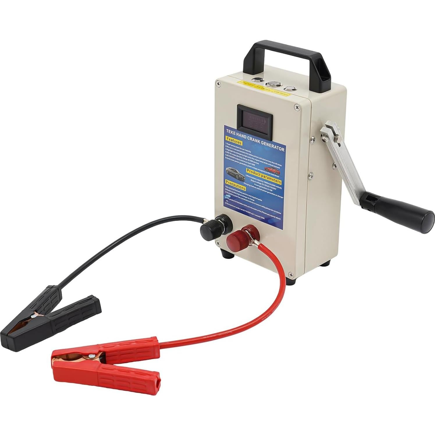 Generador Manual Portátil Mlonausz 150W para Emergencias