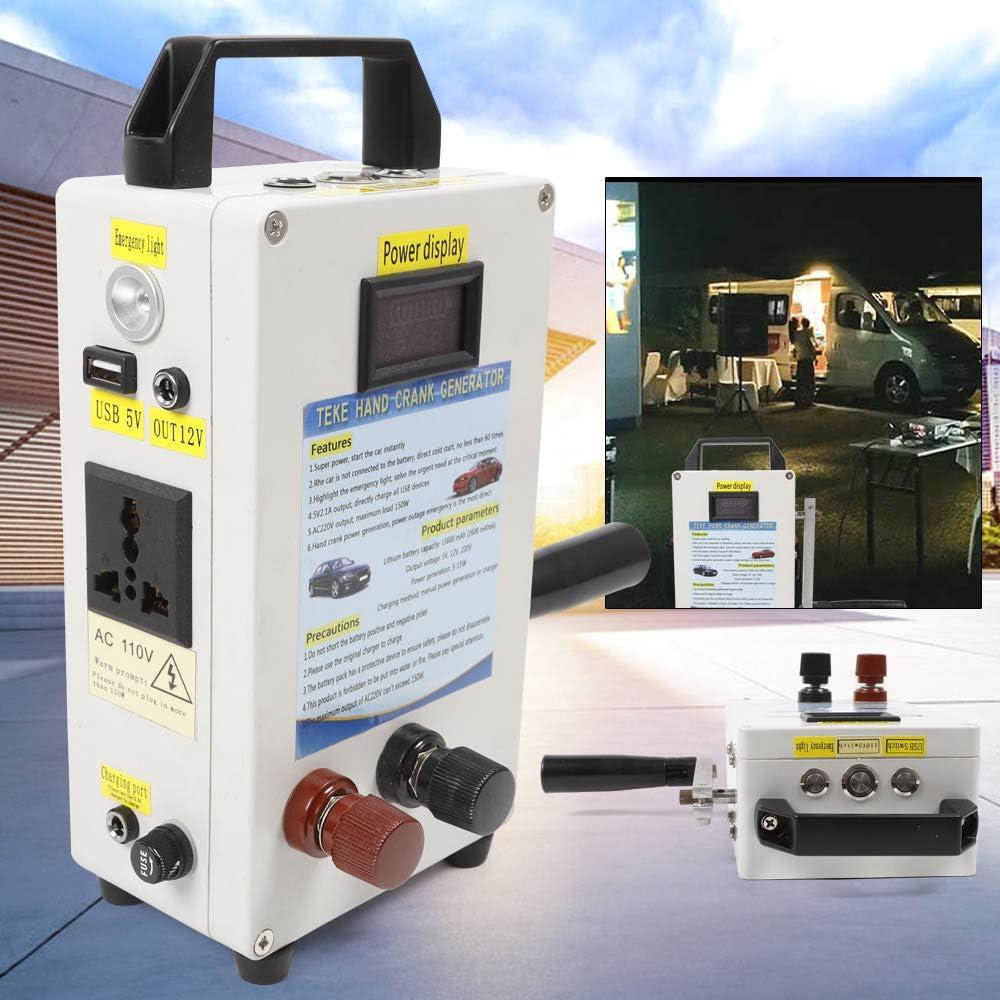 Generador de Manivela Portátil YIYIBYUS 150W Carga Móvil
