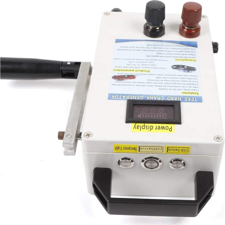 Generador de Manivela Portátil YIYIBYUS 150W Carga Móvil