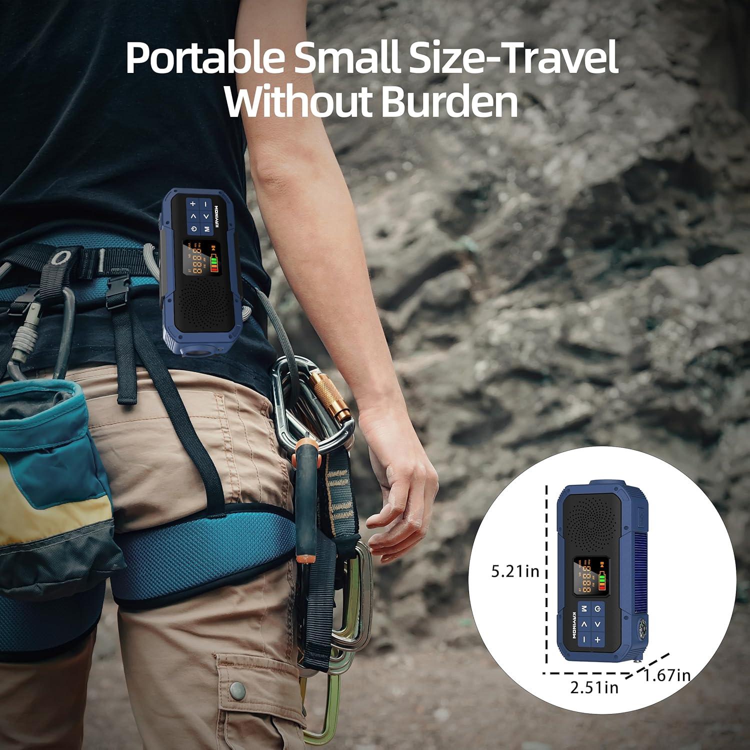 Radio Meteorológica de Emergencia Libovgogo DF-589, Bluetooth, IPX5