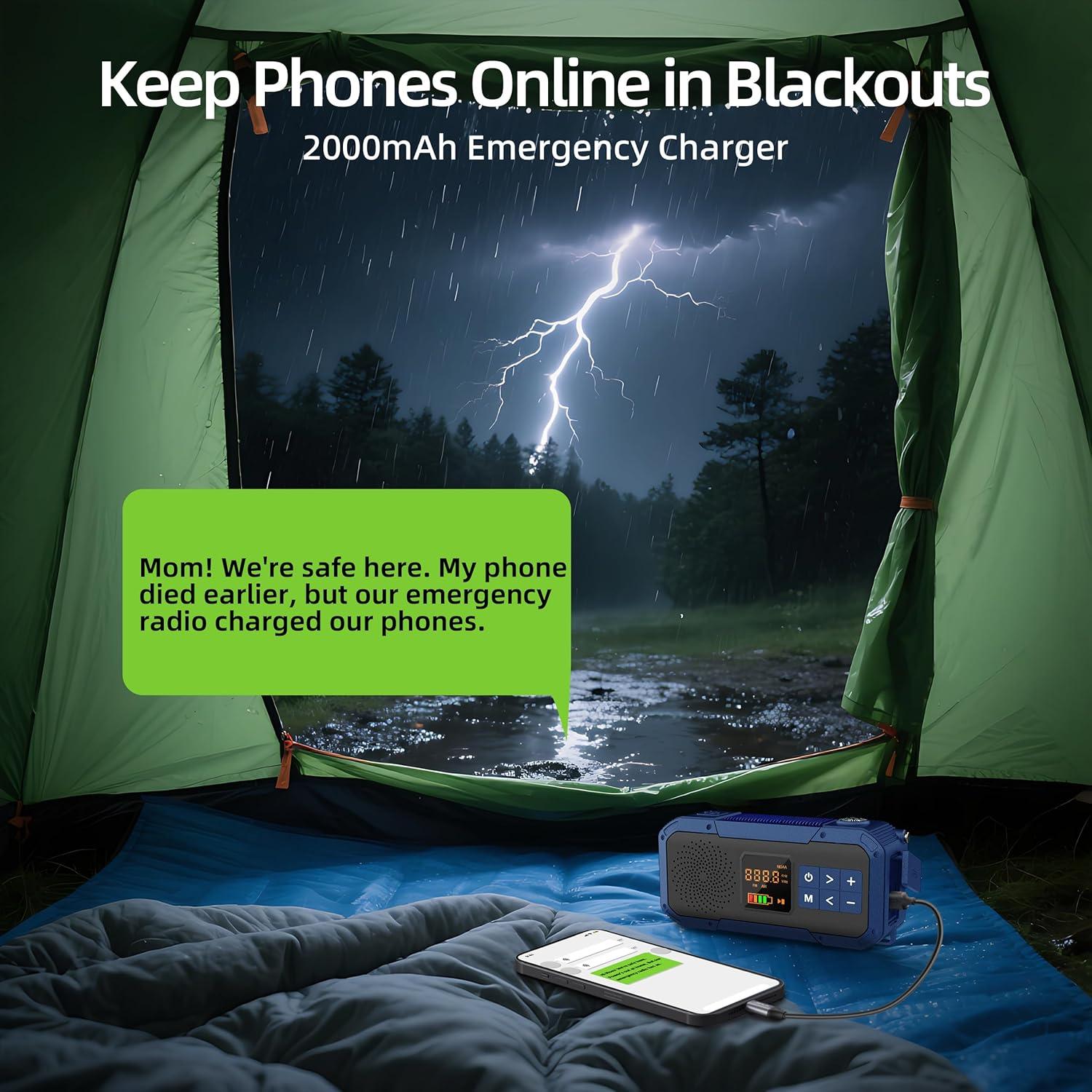 Radio Meteorológica de Emergencia Libovgogo DF-589, Bluetooth, IPX5