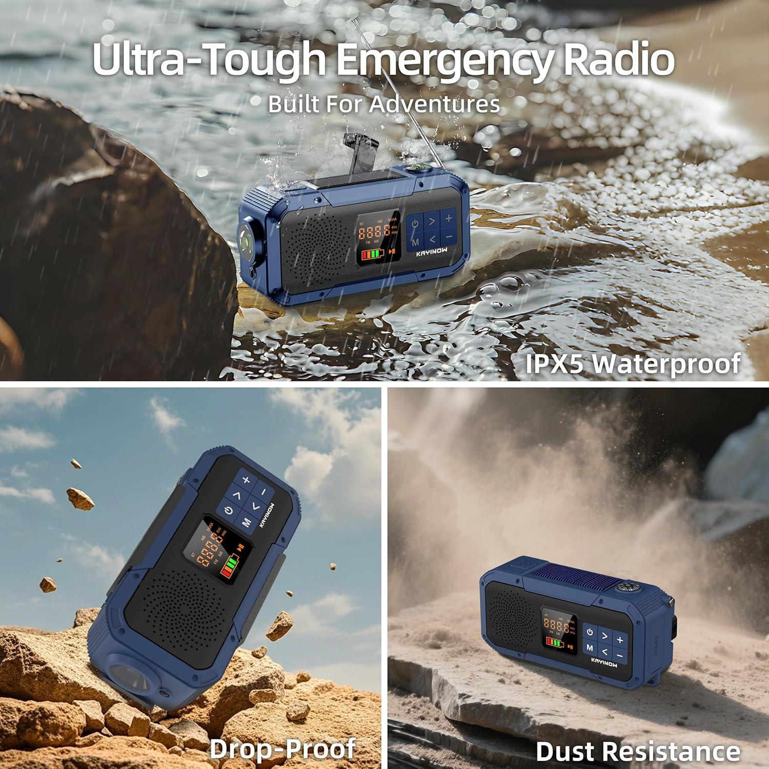 Radio Meteorológica de Emergencia Libovgogo DF-589, Bluetooth, IPX5