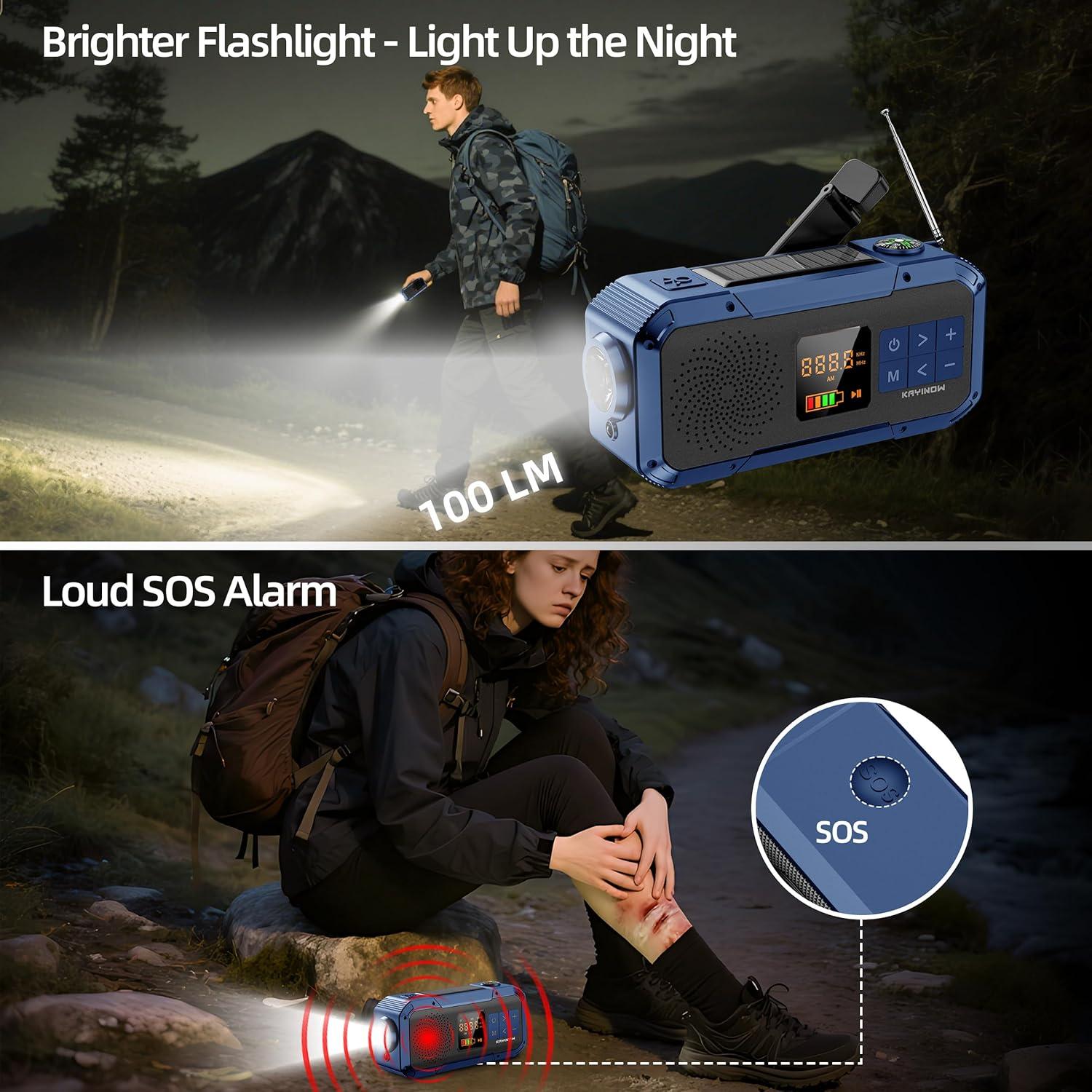 Radio Meteorológica de Emergencia Libovgogo DF-589, Bluetooth, IPX5