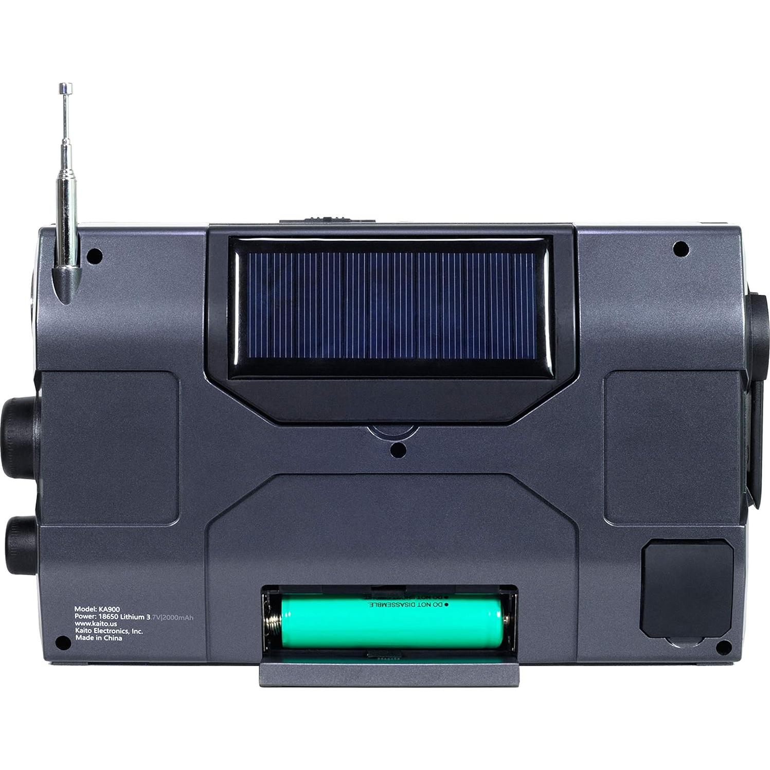 Radio de Emergencia Kaito KA900 Solar Bluetooth 2000mAh