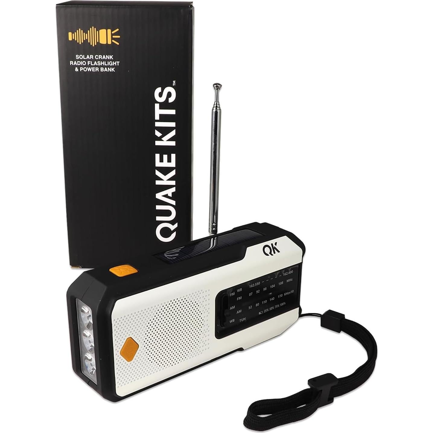 Radio de Emergencia 4-en-1 NOAA Guardian QKLCFR - Linterna y Cargador