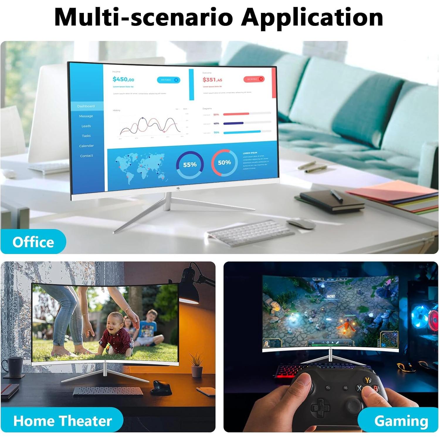 Monitor Curvo Z-Edge U27C 27" Full HD 1080P 100Hz