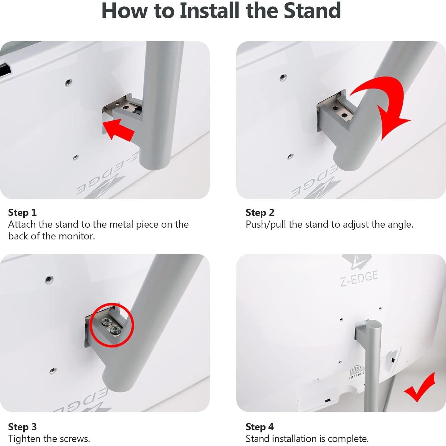 Monitor Curvo Z-Edge U27C 27" Full HD 1080P 100Hz
