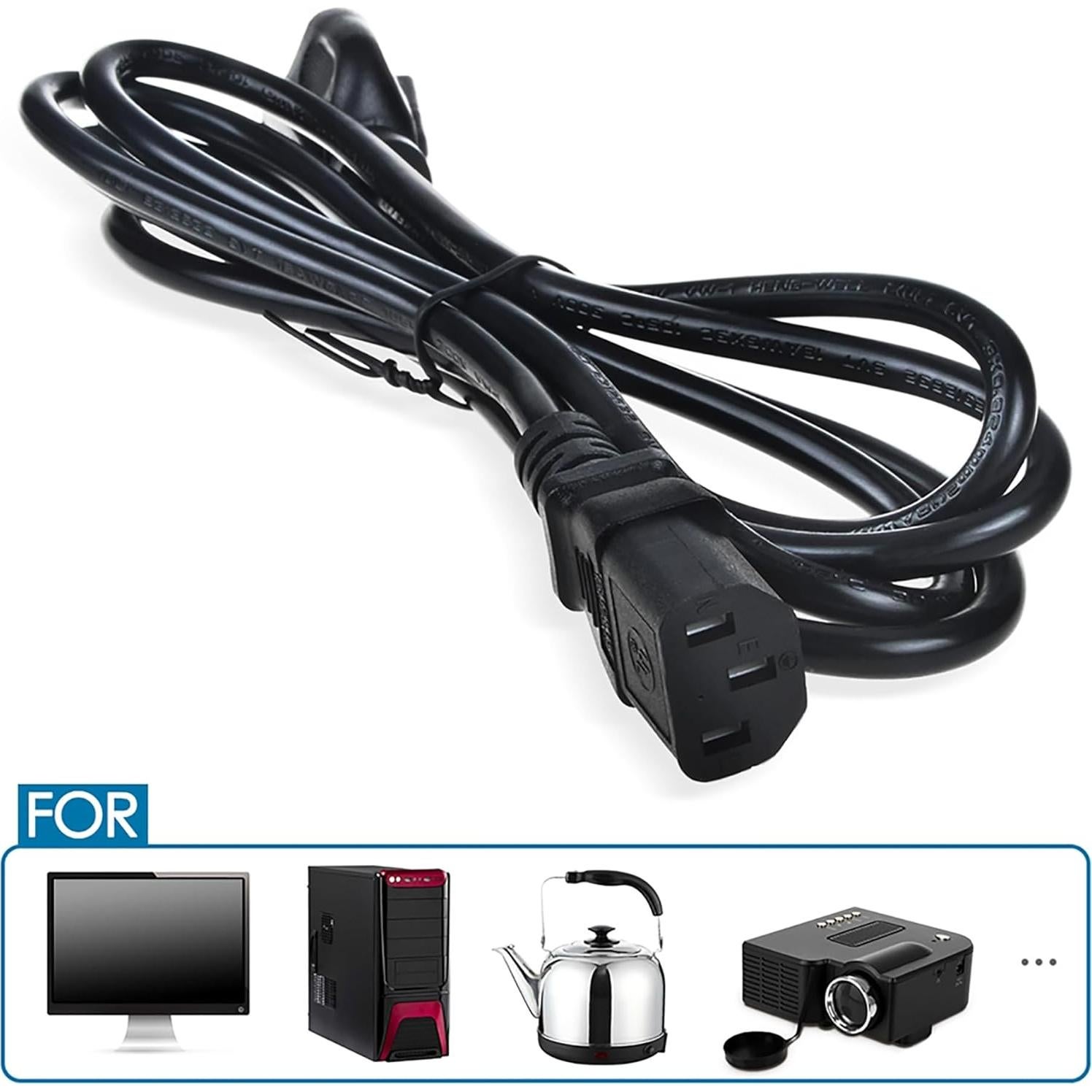 Cable de Alimentación 1.83m PKPOWER para Samsung Odyssey Neo G9