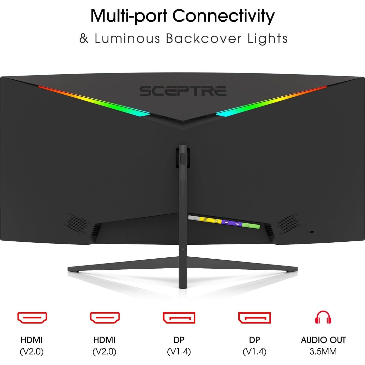 Monitor Curvo Ultrawide Sceptre 34" WQHD 3440x1440 165Hz