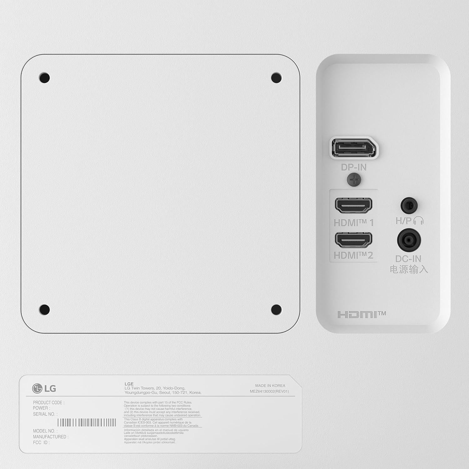 Monitor LG 27US500-W 27" 4K UHD HDR10 IPS Sin Bordes