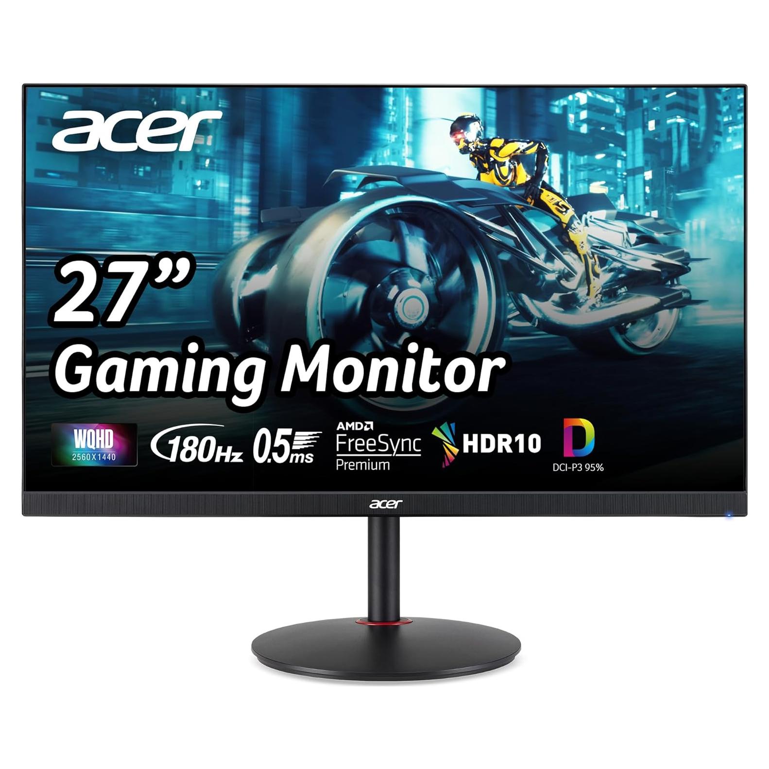 Monitor de Juegos Acer Nitro 27" WQHD 2560x1440 IPS FreeSync