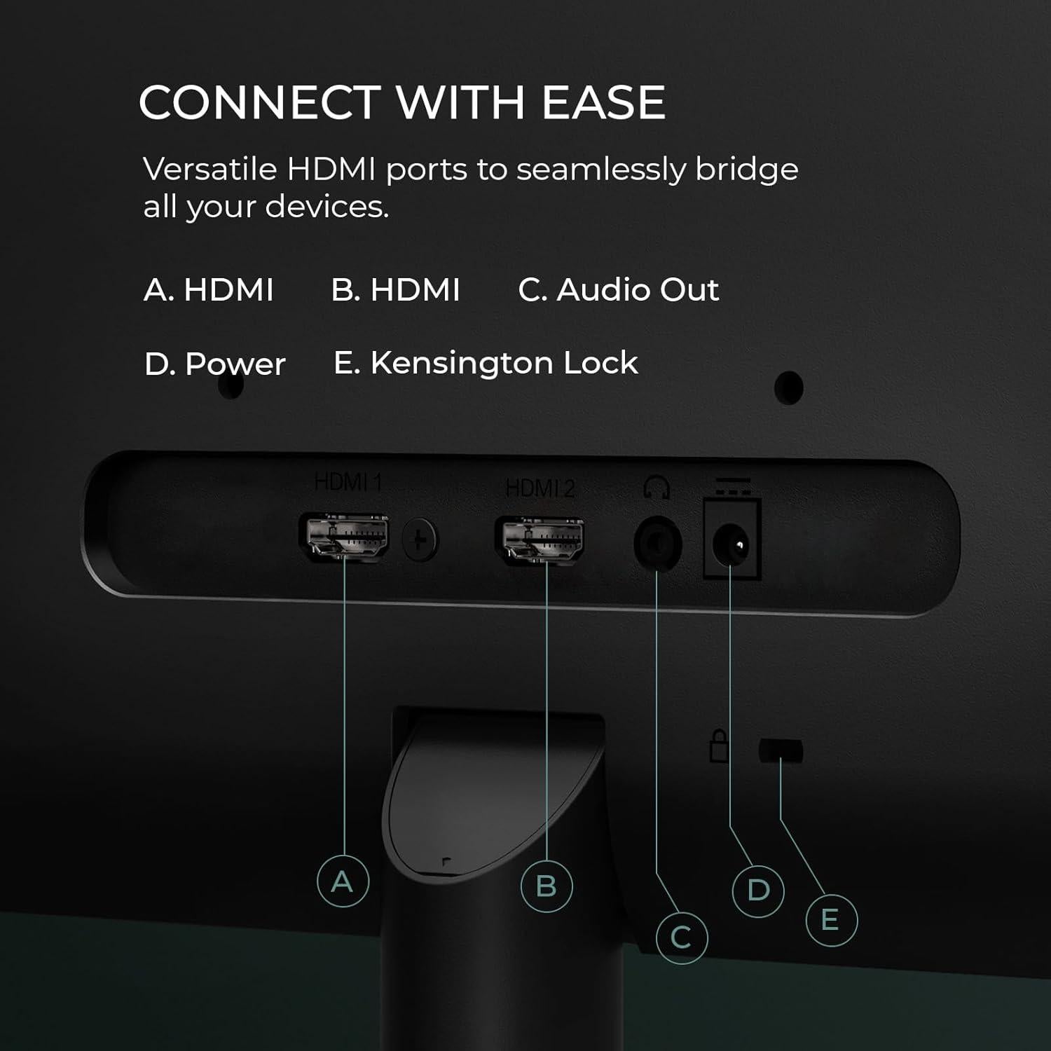 Monitor AOC 24B2H2 24" FHD IPS 100Hz Sin Marco Negro