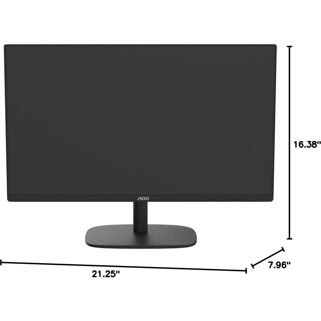 Monitor AOC 24B2H2 24" FHD IPS 100Hz Sin Marco Negro