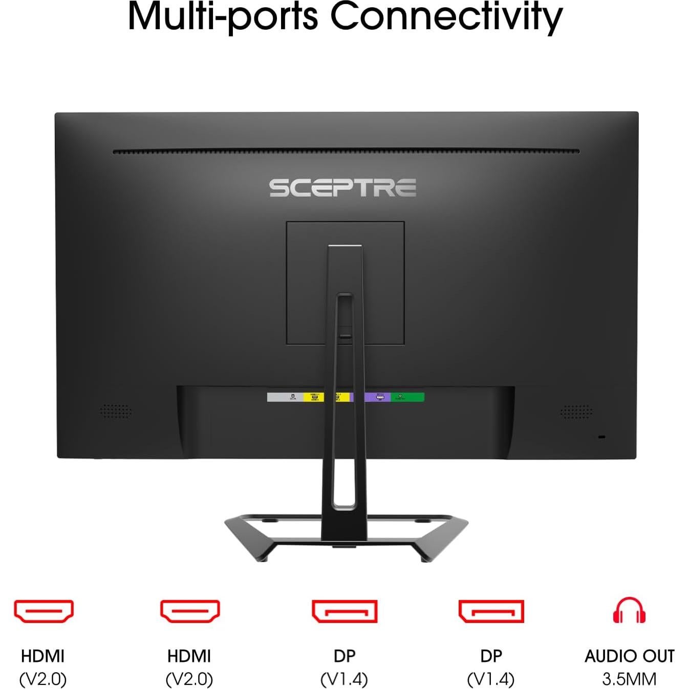 Monitor Sceptre 27" 4K IPS U275W-UPT 70Hz Altavoces Integrados