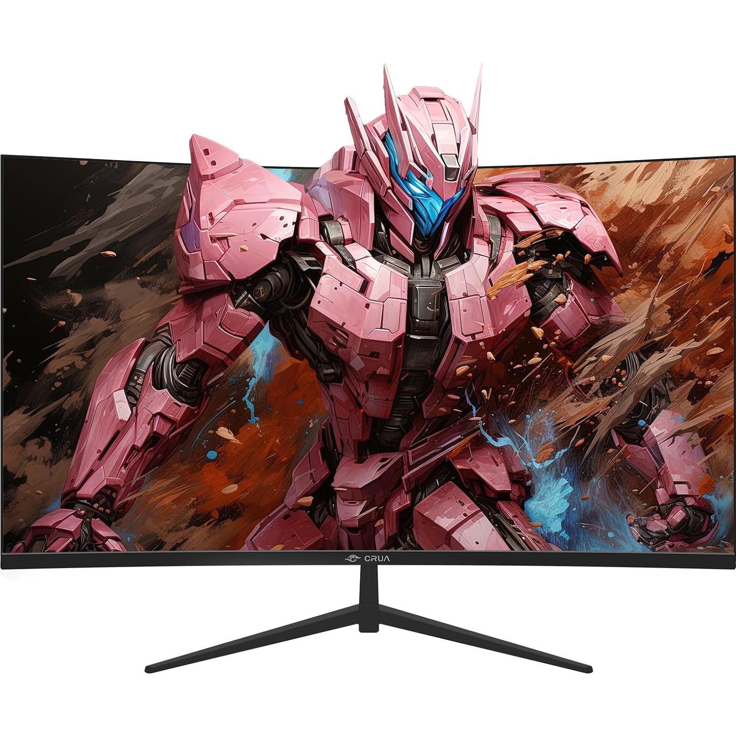 Monitor Curvo CRUA 32" FHD 200Hz VA 1800R HDMI DP Negro