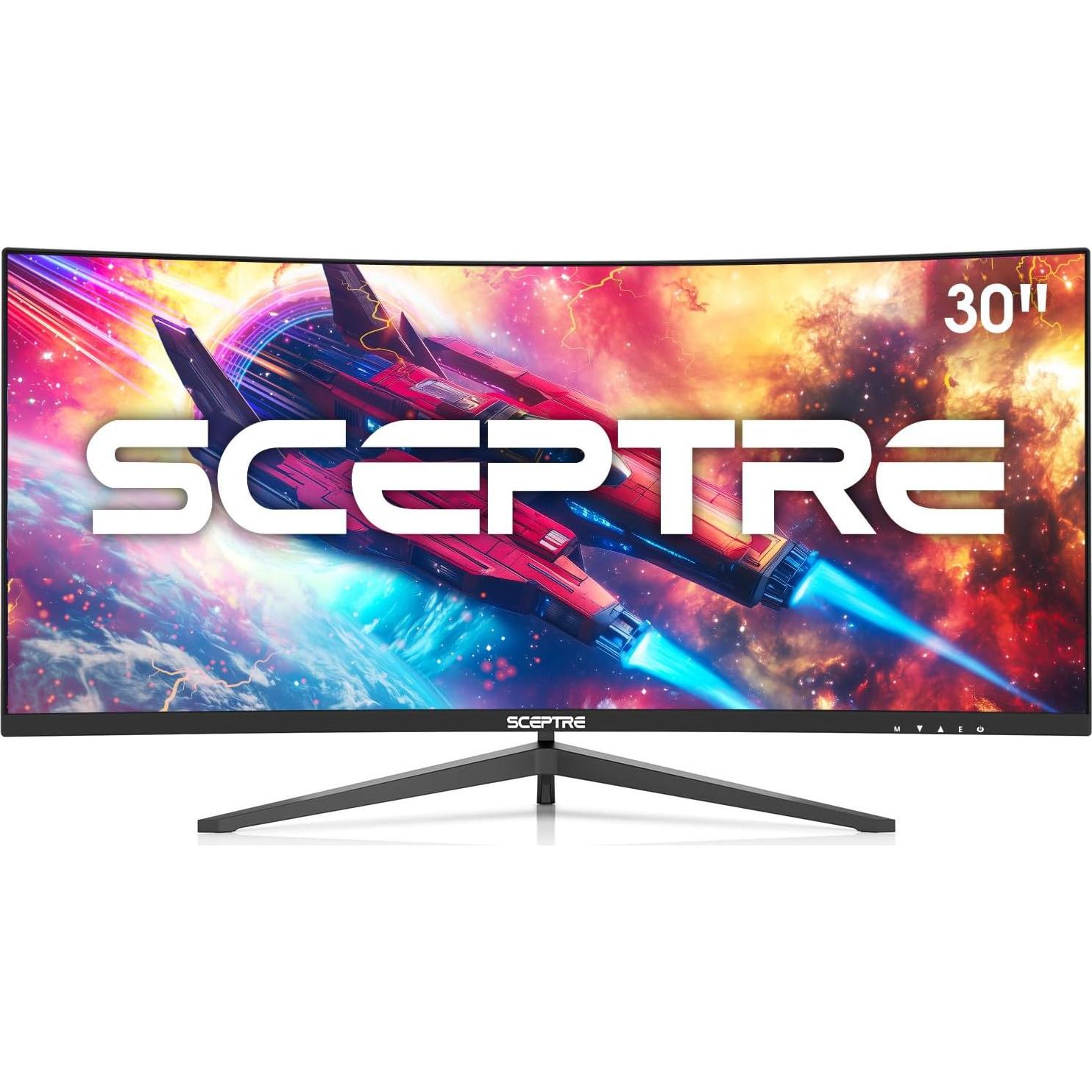 Monitor Curvo de Juegos Sceptre 30" 2560x1080p 200Hz HDMI DP