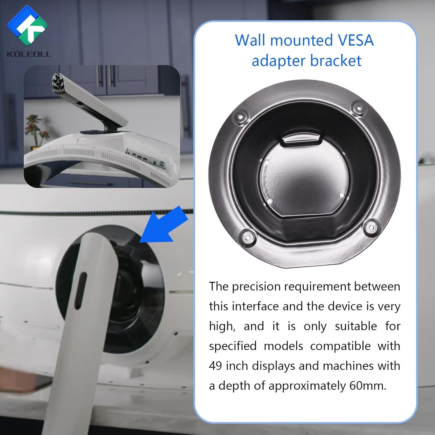 Soporte de Pared VESA KOLEOLL para Samsung Odyssey G9 49"