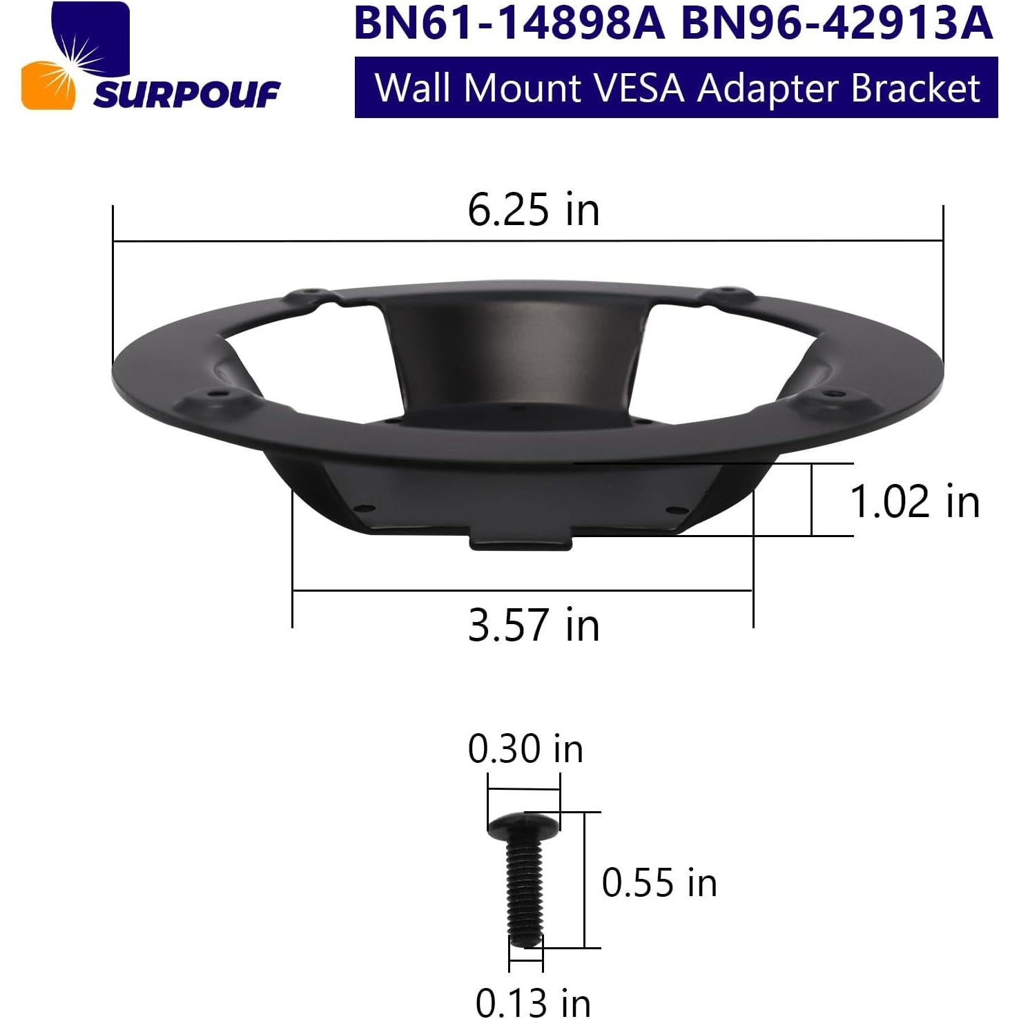 Soporte de Montaje en Pared VESA SURPOUF para Monitores Samsung 27-49"