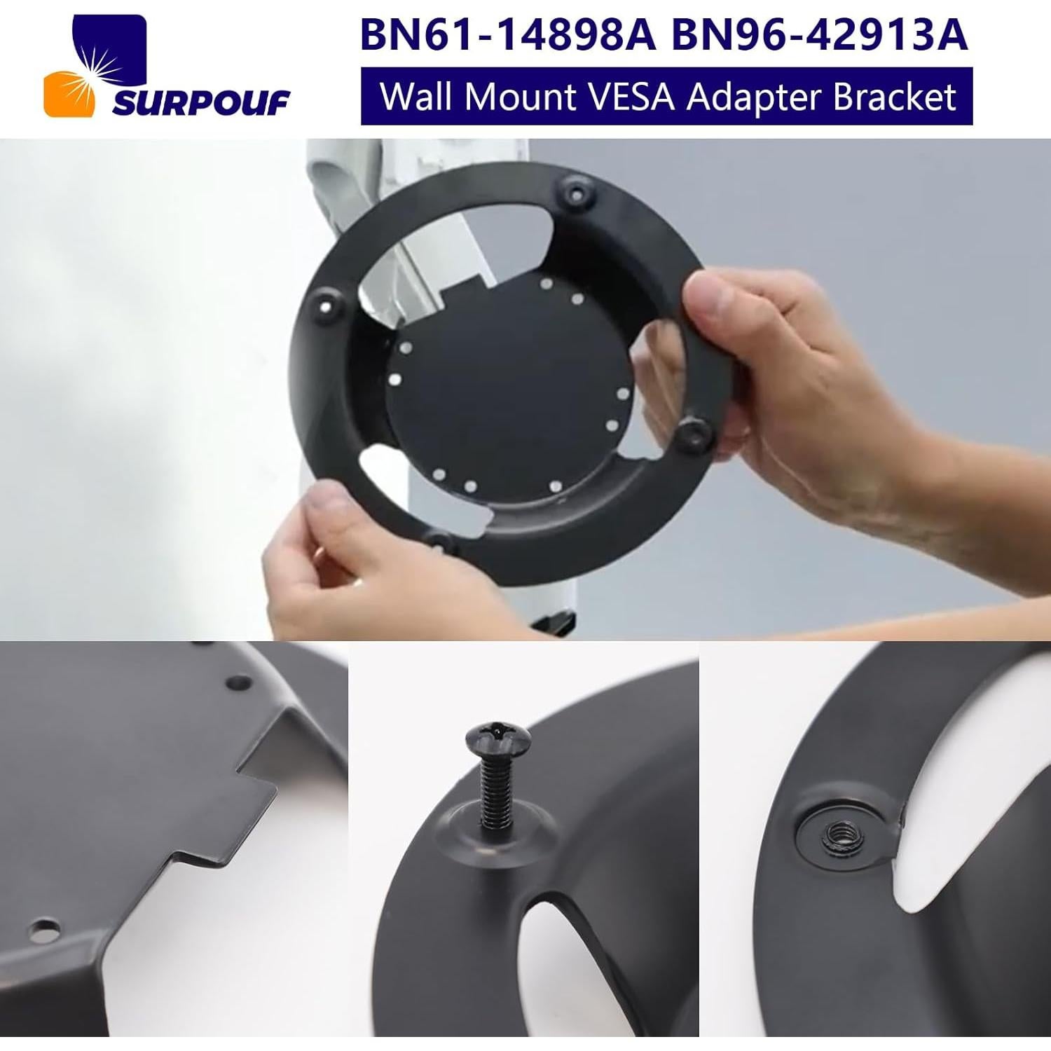 Soporte de Montaje en Pared VESA SURPOUF para Monitores Samsung 27-49"