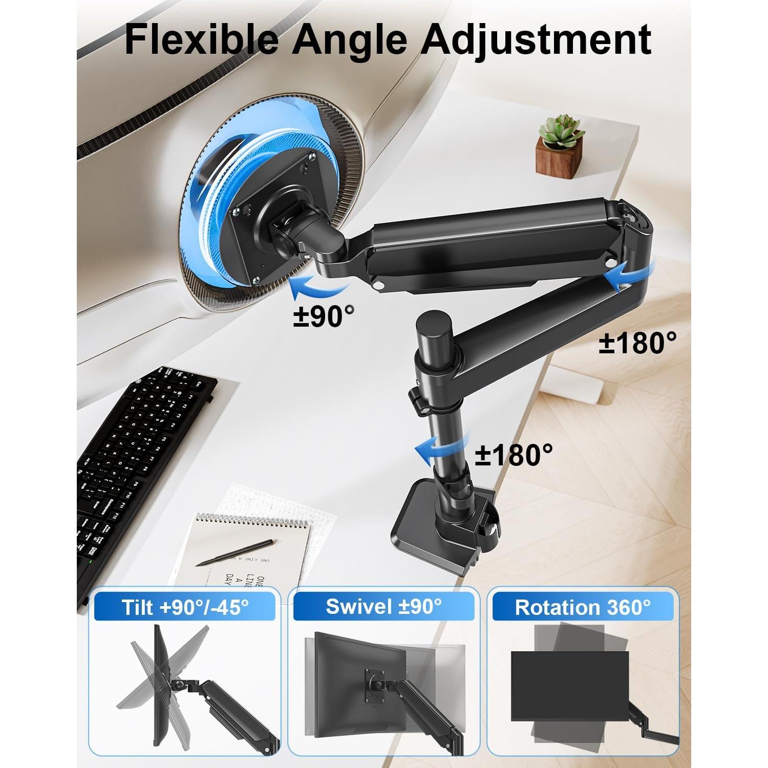 Soporte de Monitor ErgoFocus para Pantallas Ultrawide hasta 49"