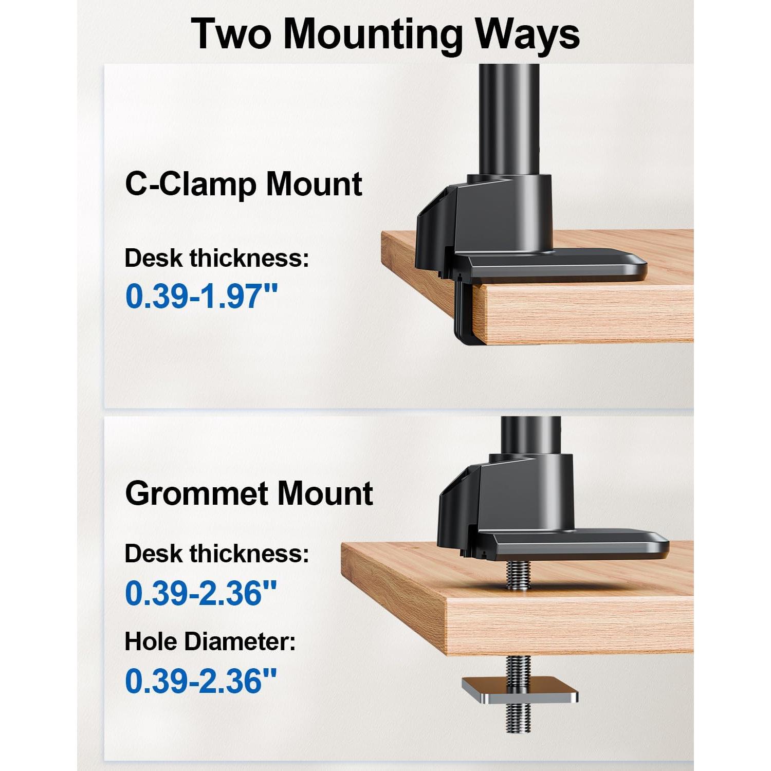 Soporte de Monitor ErgoFocus para Pantallas Ultrawide hasta 49"