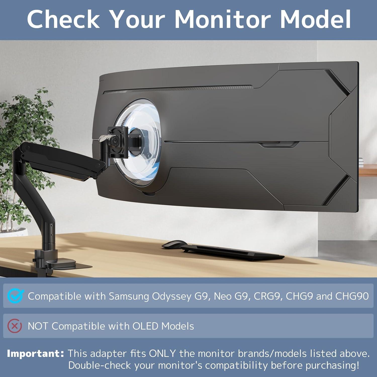 Placa Adaptadora VESA STANDOPIA para Monitores Samsung G9 100x100mm