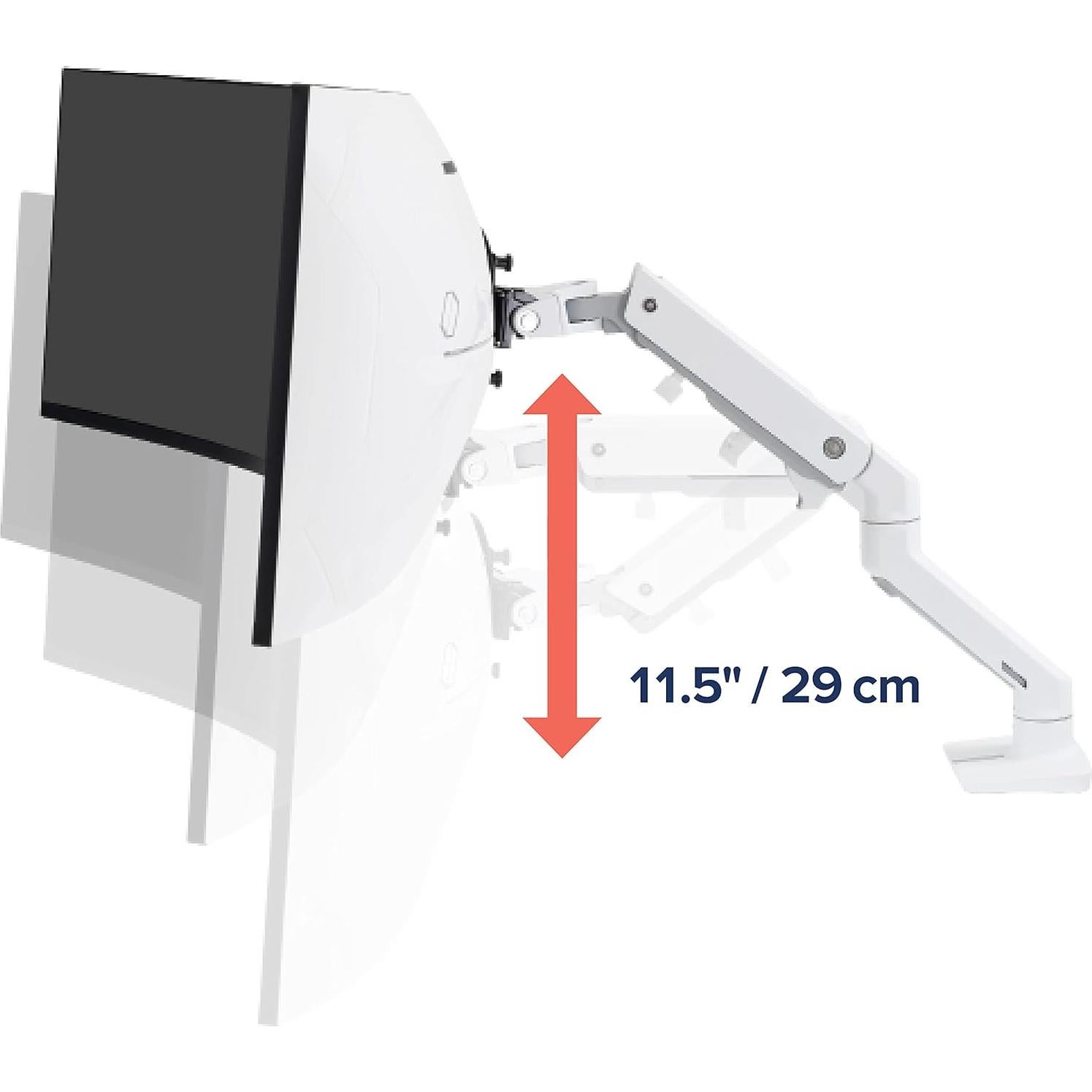 Soporte de Monitor Ergotron HX HD Pivot Blanco para 49"