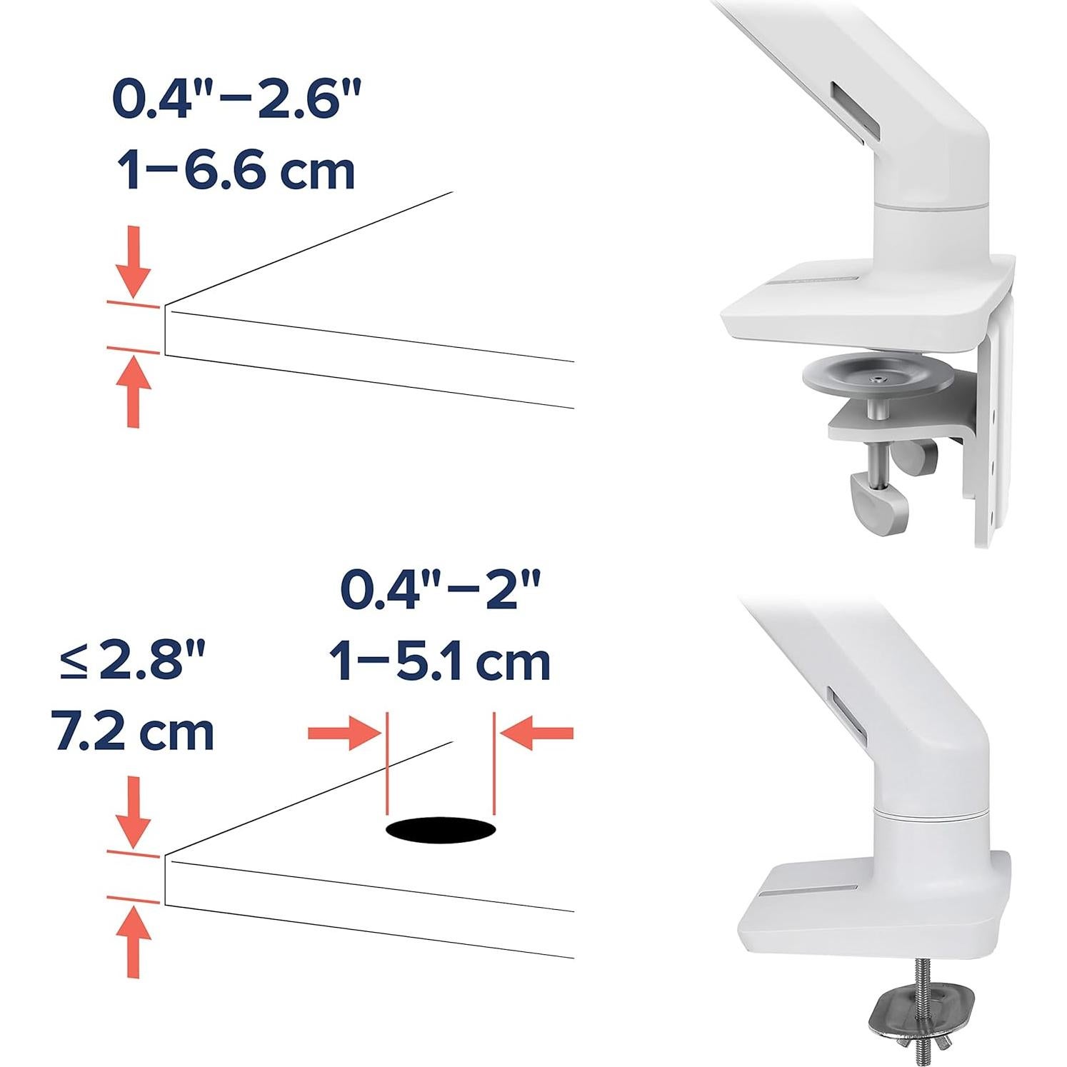 Soporte de Monitor Ergotron HX HD Pivot Blanco para 49"