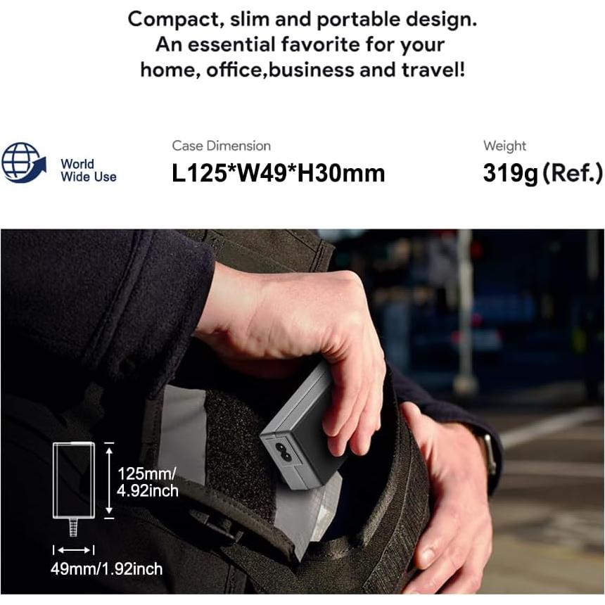 Cargador HKY 100W para Monitores Samsung Odyssey G7 27" 32" 34"