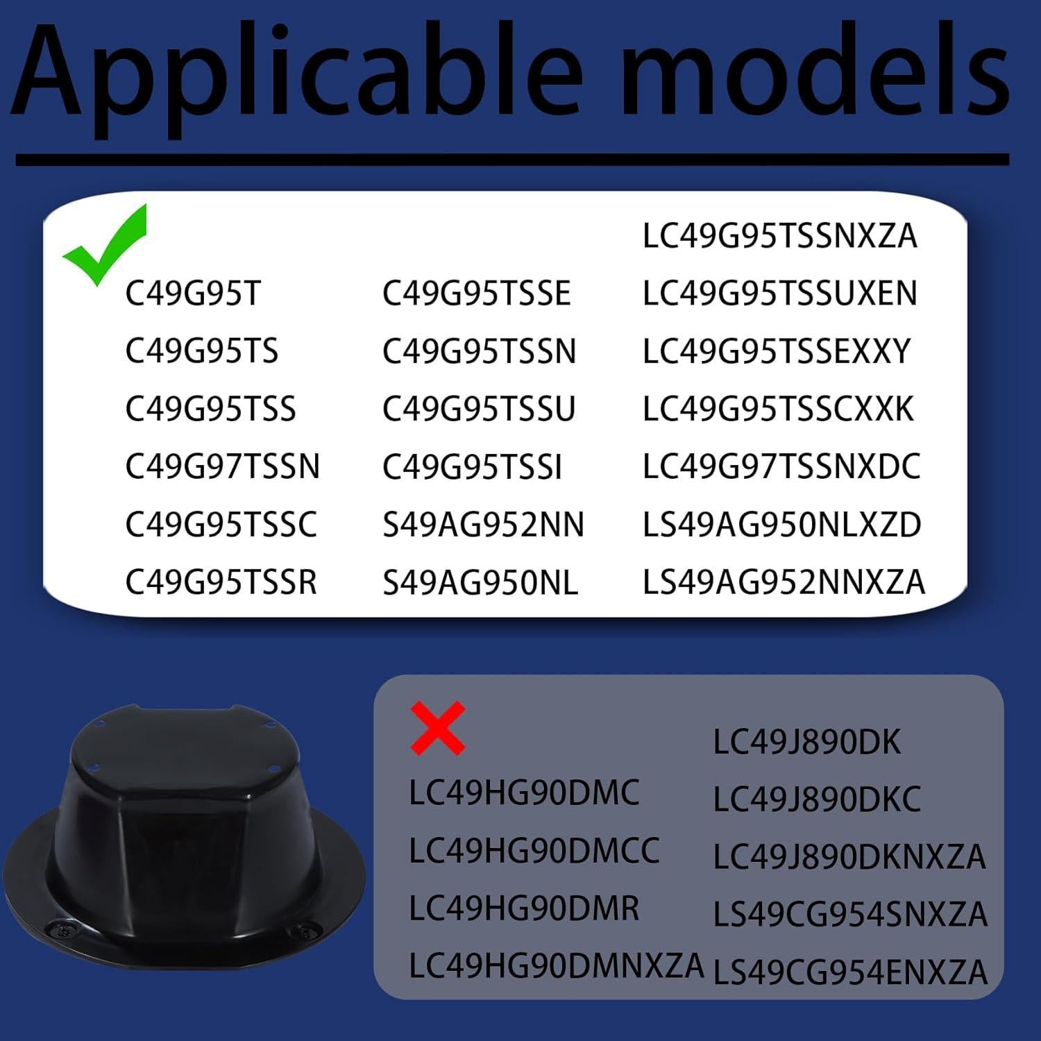 Adaptador VESA para Monitor Samsung 49" Odyssey G9 - Tfujie