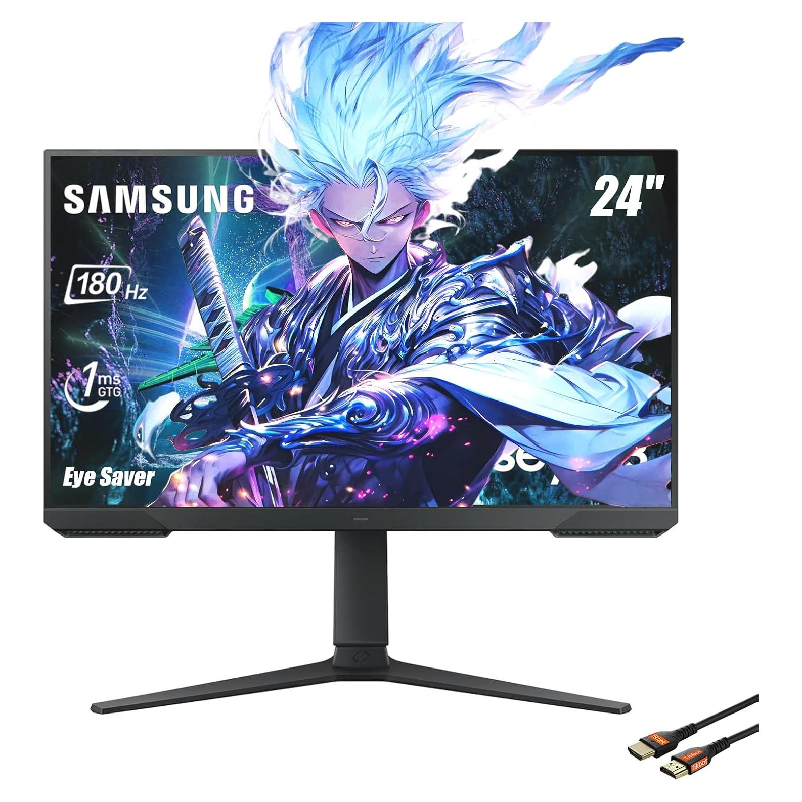 Monitor Samsung G3 24" FHD 1ms 180Hz FreeSync Ajustable
