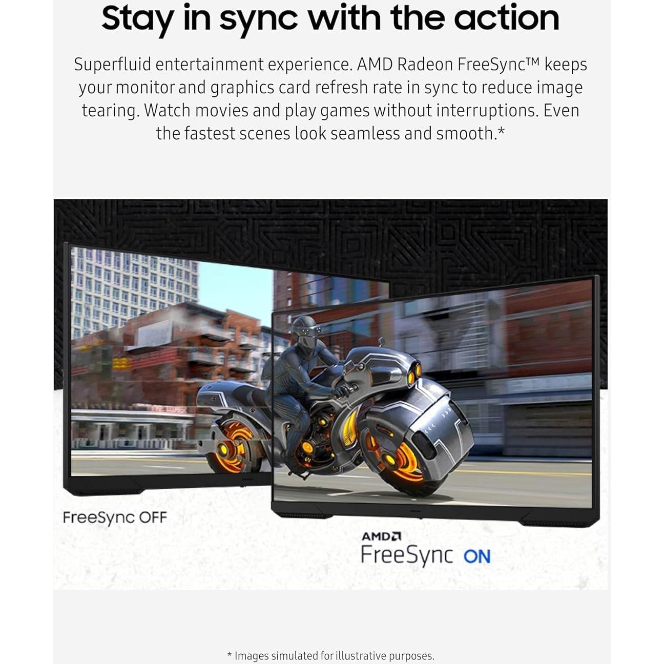 Monitor Samsung G3 24" FHD 1ms 180Hz FreeSync Ajustable