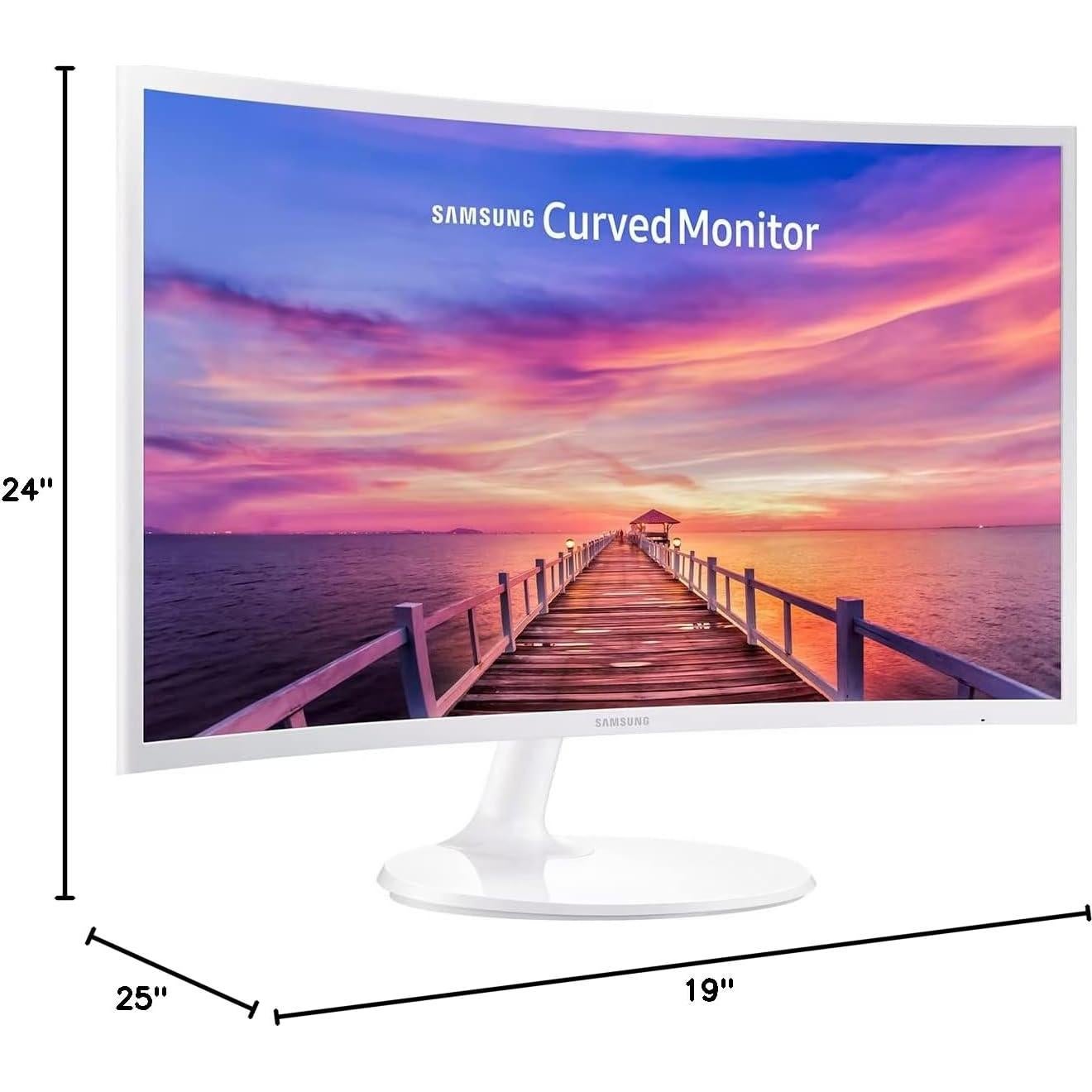 Monitor Curvo LED Samsung 27" FHD Antirreflejo 4ms FreeSync