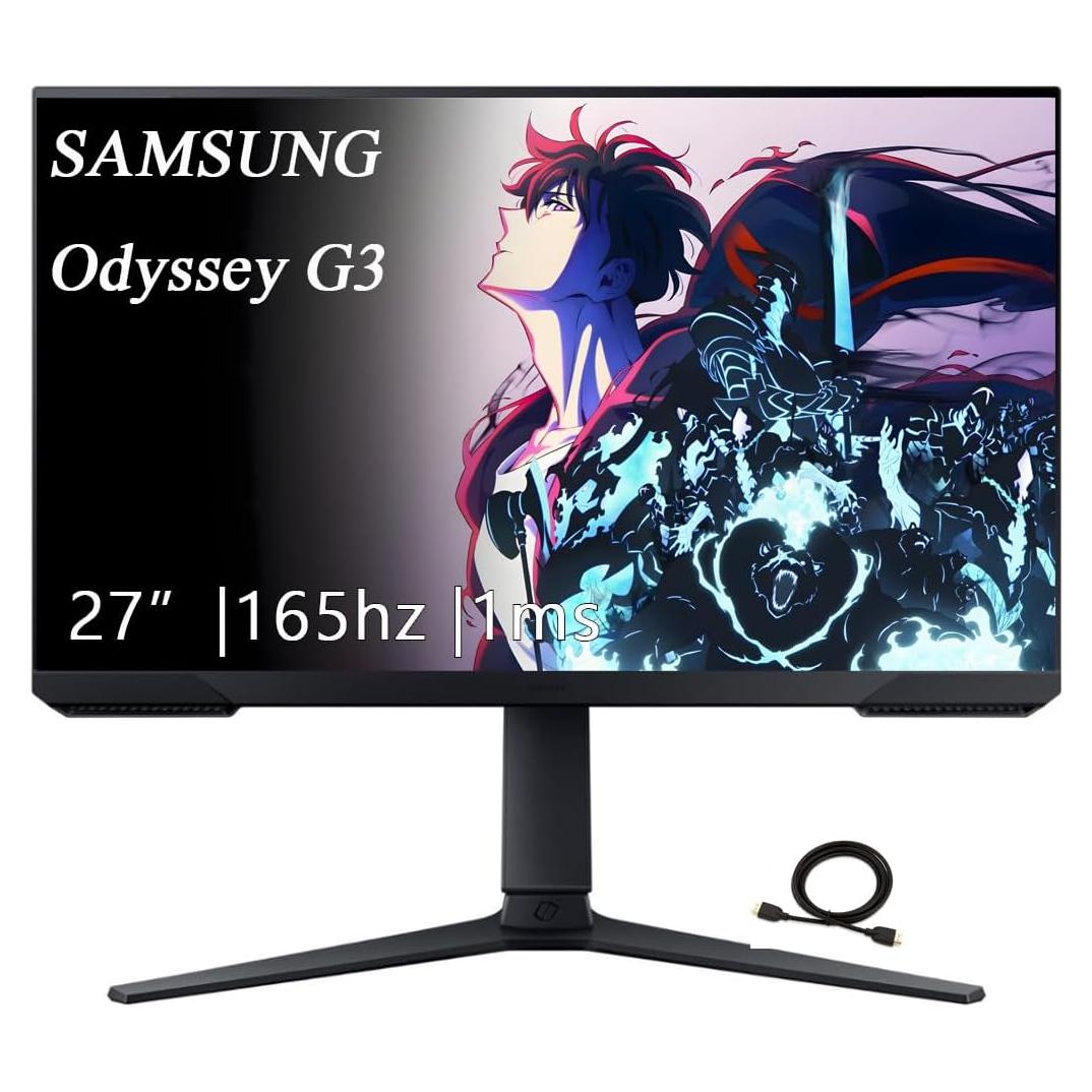 Monitor de Juegos Samsung 27" Odyssey G3 FHD 165Hz 1ms