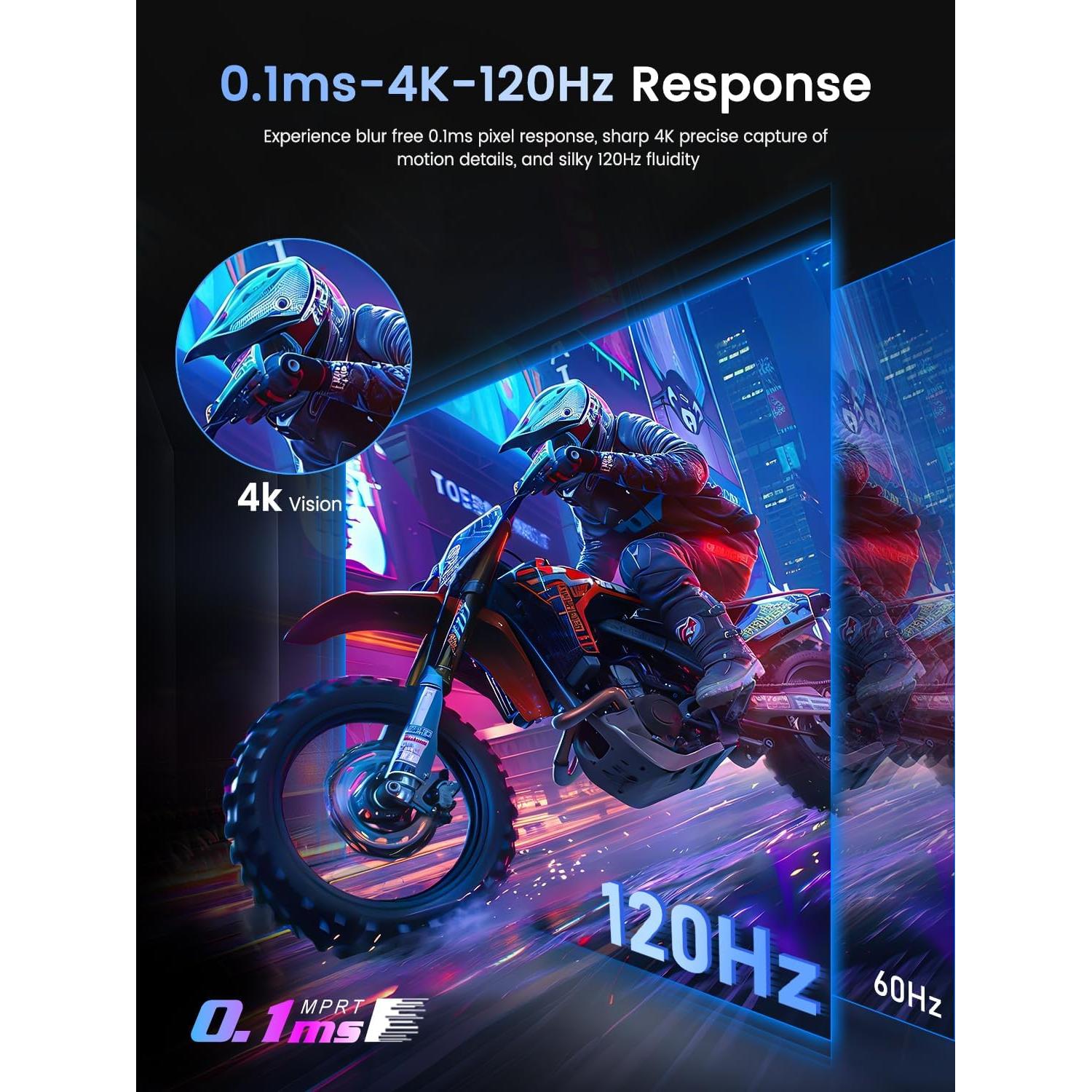 Monitor Portátil UPERFECT 4K 120Hz 17.3" | Gaming 0.1ms 500 Nits