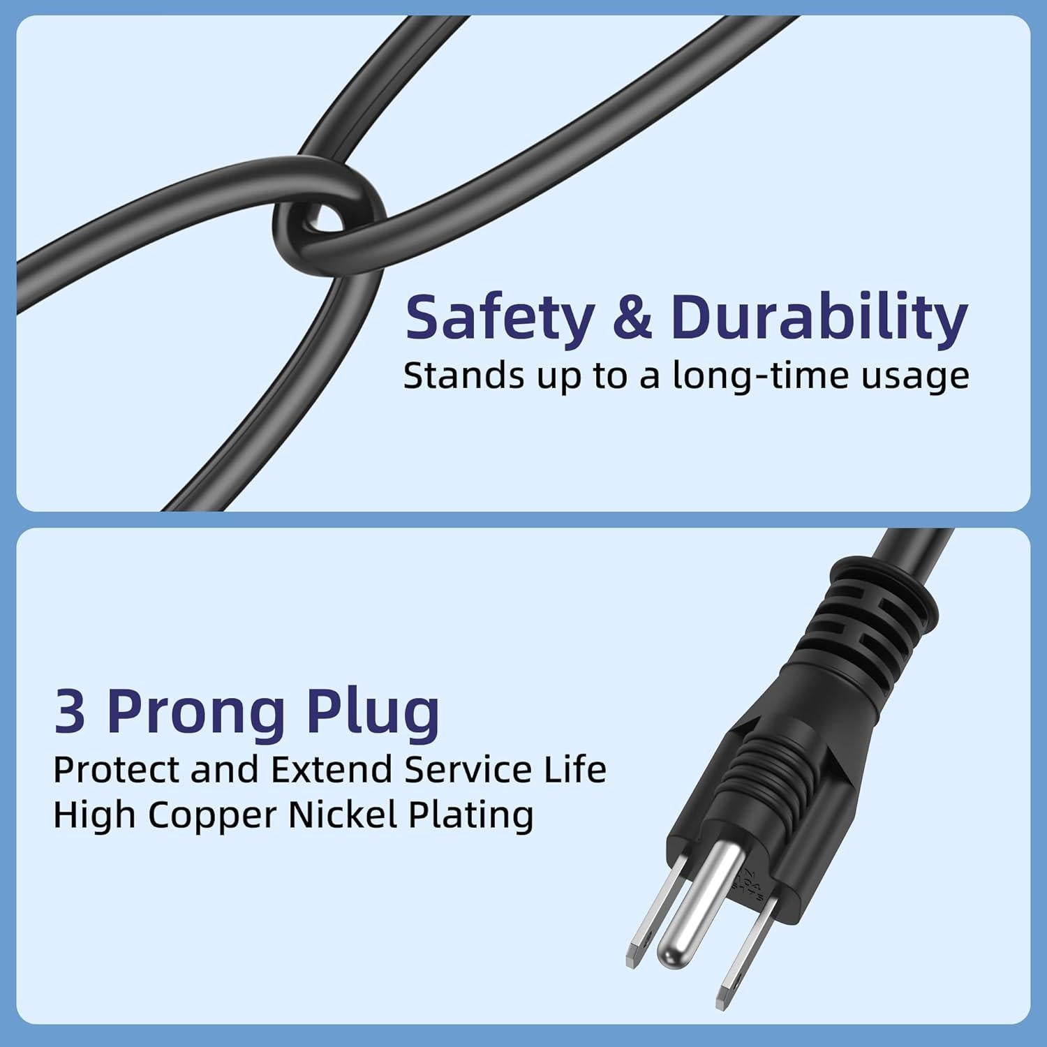 Cable de Alimentación AC YJWJMZZ para Monitor Samsung 49"
