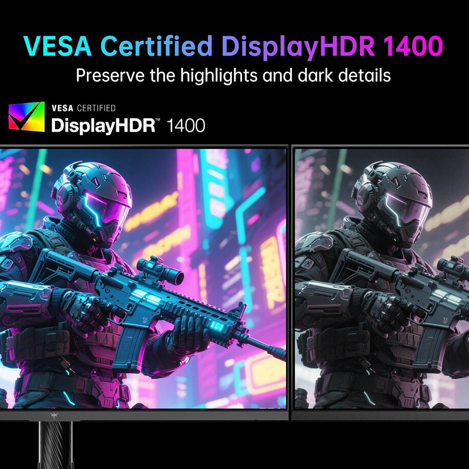 Monitor KTC 27" MiniLED 4K UHD 160Hz Ajustable Blanco M27P6